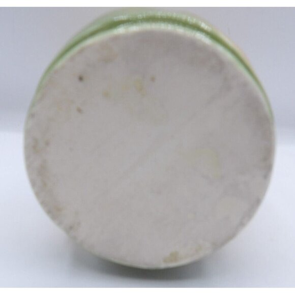 Planter#338 MCM Parrot on broad leaves Round Made in California 1950s Ceramics - Picture 7 of 7